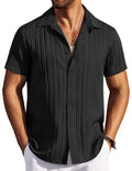 Men's Lightweight Summer Button-Down Shirt by Elmi Vogue for men’s everyday casual style.