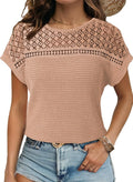 Women's Waffle Knit Tunic Top by Elmi Vogue for women’s everyday casual wear.