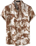 Men's Tropical Hawaiian Camp Shirt by Elmi Vogue for men’s resort and vacation-ready style.