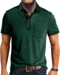 Men's Cotton Performance Golf Polo by Elmi Vogue for men’s everyday casual style.