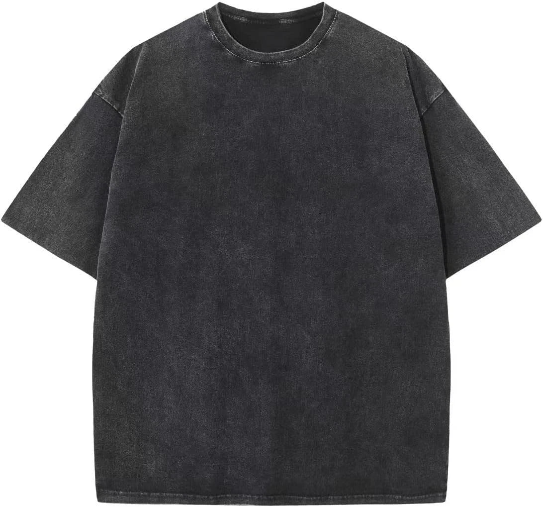 Men's Vintage Wash Oversized T-Shirt by Elmi Vogue for men’s everyday casual style.
